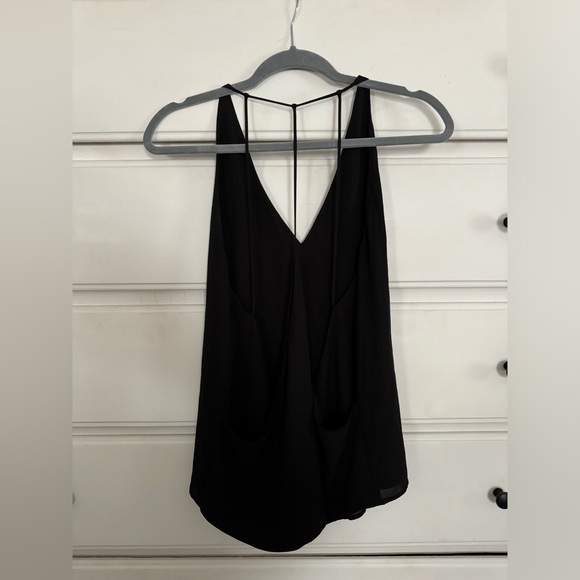 Express | black, low cut back tank - Picture 2 of 6